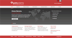 Desktop Screenshot of patsystems.com