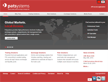 Tablet Screenshot of patsystems.com